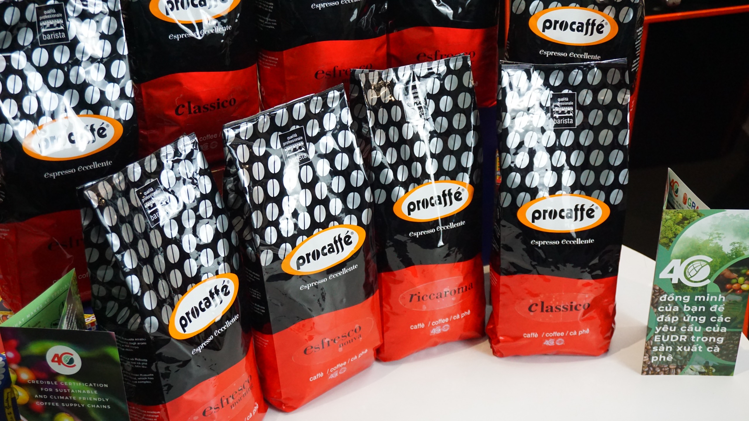 Cà phê rang xay ProCaffe đạt chứng nhận 4C – Chứng nhận hàng đầu thế giới về canh tác và chế biến cà phê bền vững