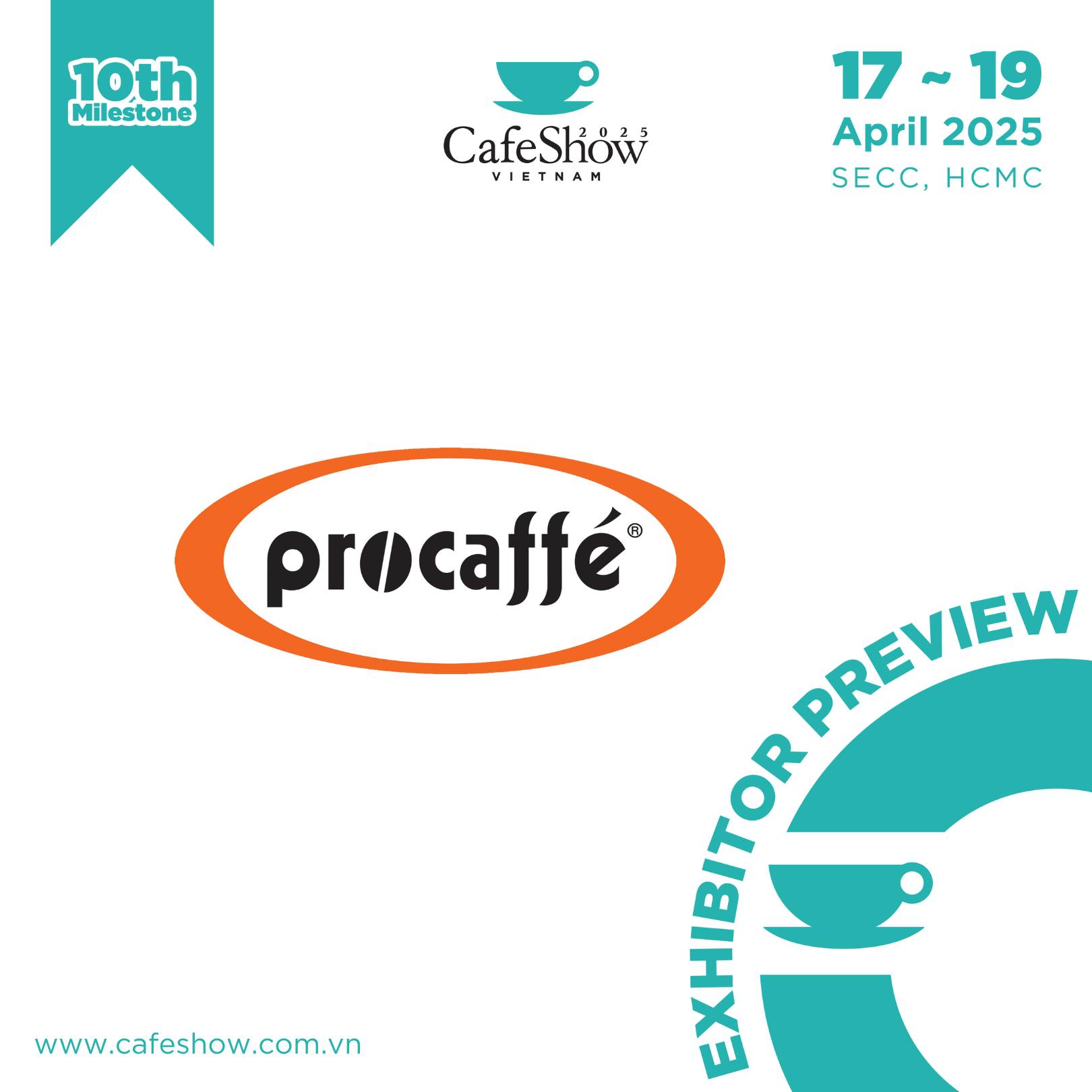 Cafe Show 2025 – ProCaffe ưu đãi khủng lến đến 80%