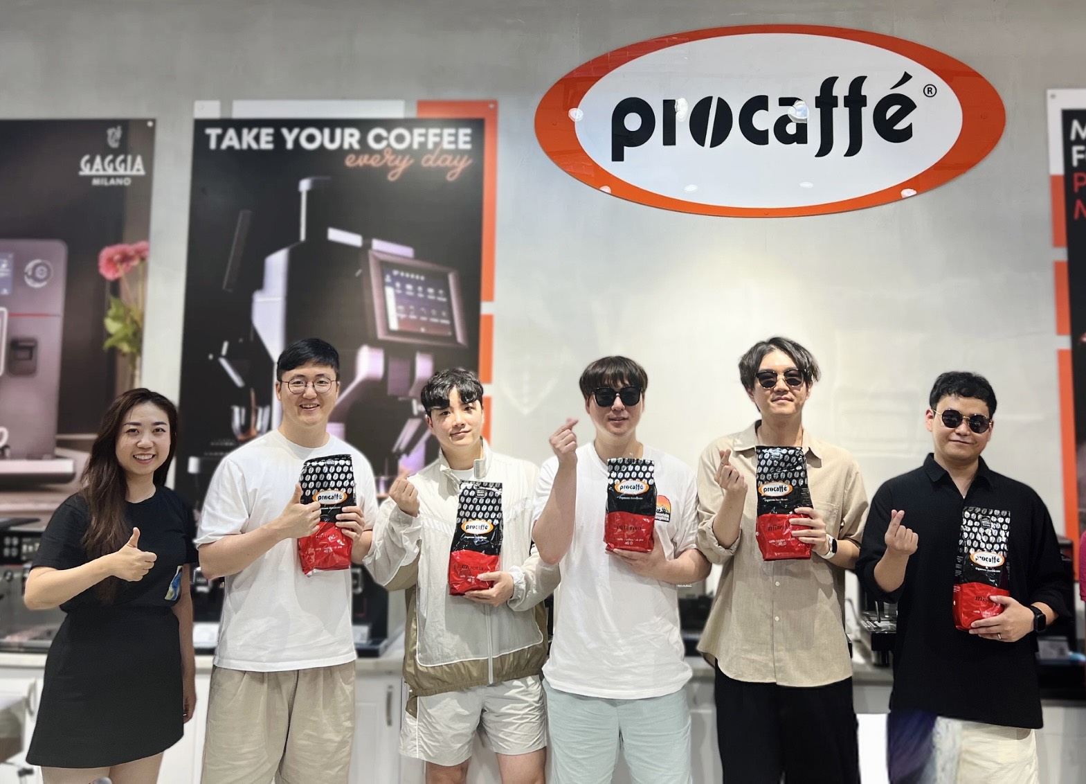 Procaffe ghi dấu ấn với khách hàng Hàn Quốc