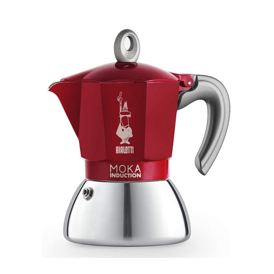 Bialetti Moka Induction Red 4 Cup
