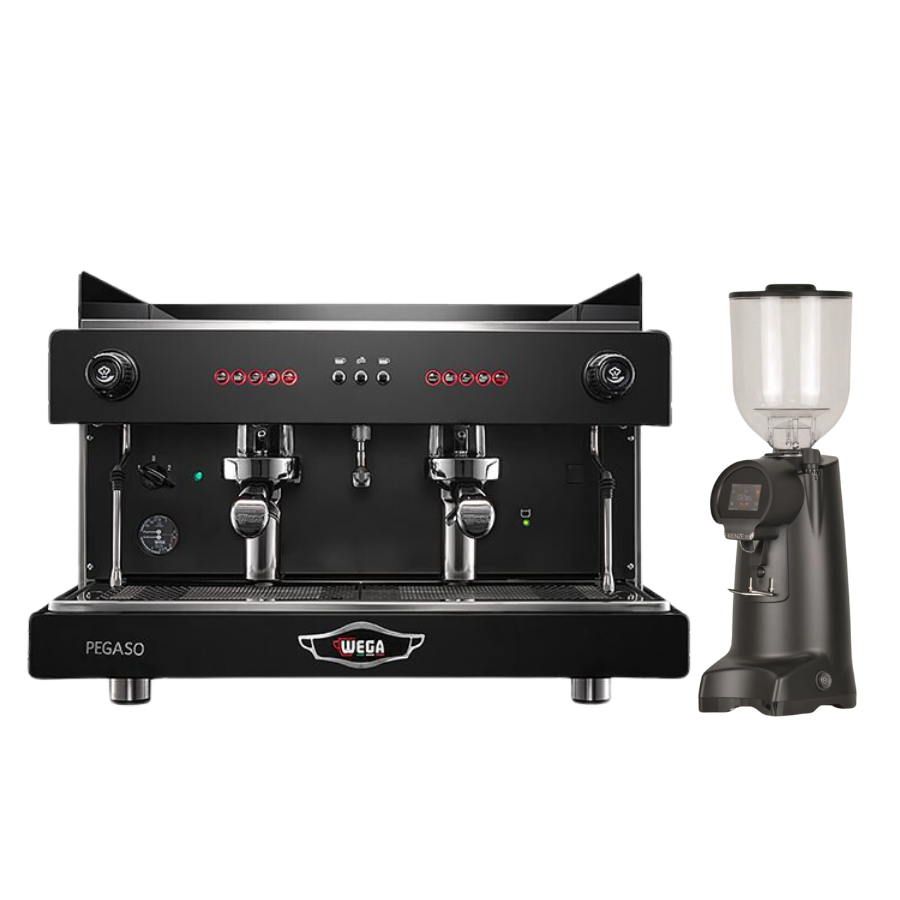 Combo Wega Pegaso 2 group + Eureka Firenze 75