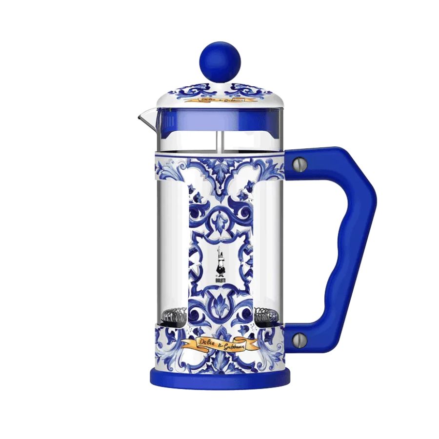 BIALETTI DOLCE&GABBANA Coffee Press (Blu Mediterraneo)