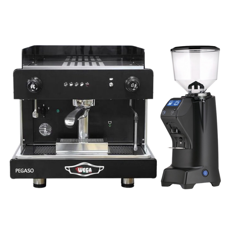 Combo Wega Pegaso 1 group và Eureka Zenith 65 NEO